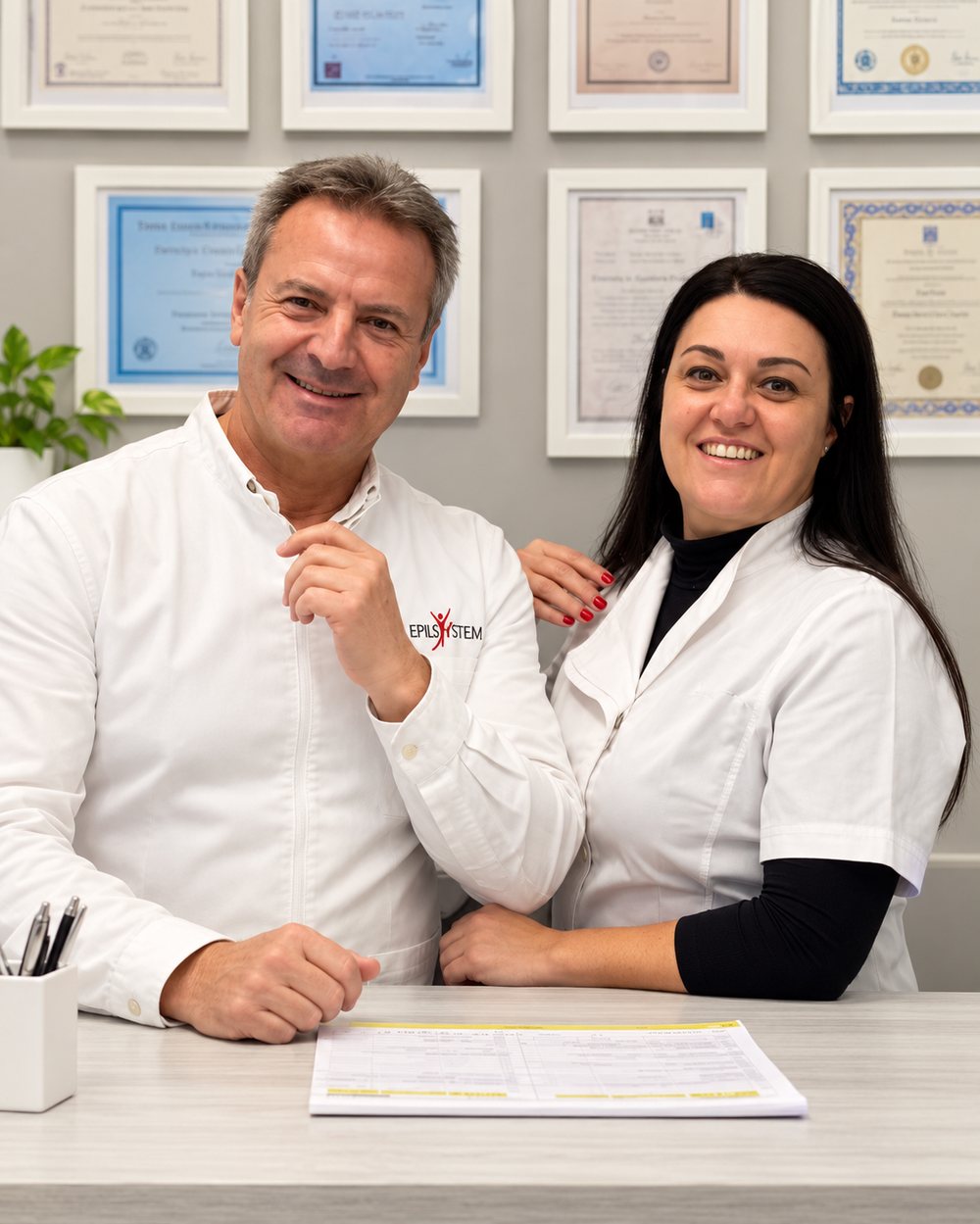 Enzo Franchina e Tiziana Perini, fondatori di Epilsystem